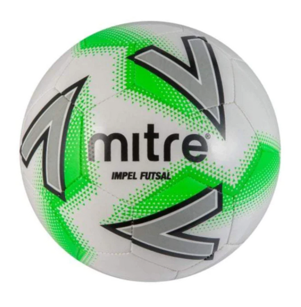 Mitre Impel Futsal Ball - WHT/GRN