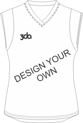 3DA Sublimated Womens Netball Shirts