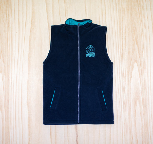 St Francis Navy/Jade Vest