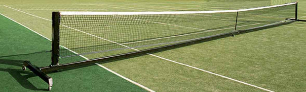 Mobile Tennis Net System - Powder Coated